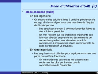 Cours d'Introduction à Uml