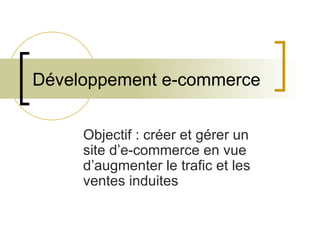 Course material e-commerce and Internet Project Management