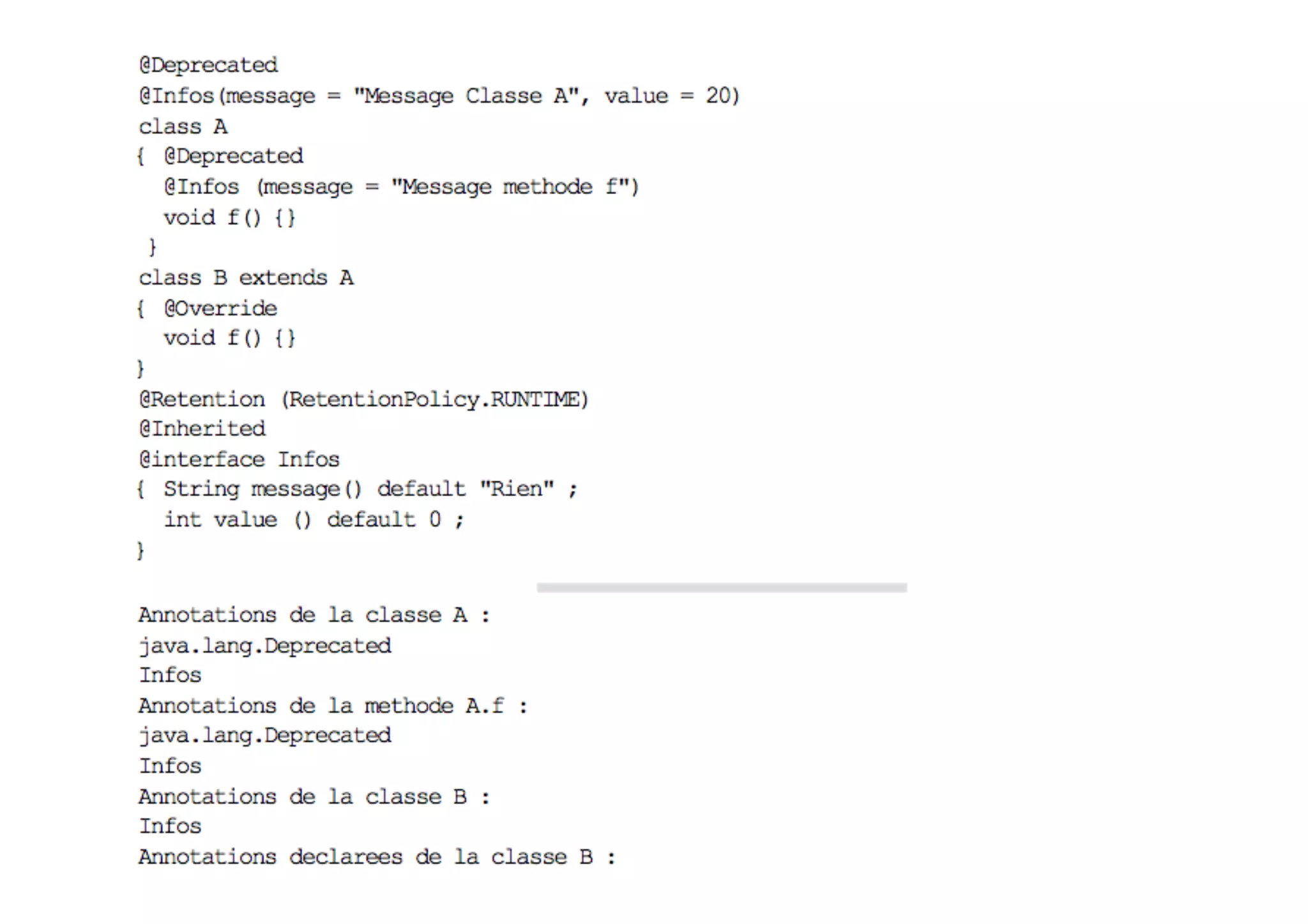 Exploita2on	
  des	
  annota2ons	
  par	
  
introspec2on	
  

 