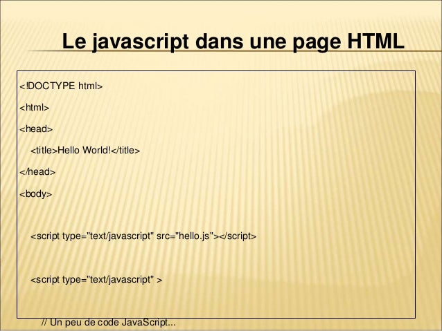 Cours javascript v1