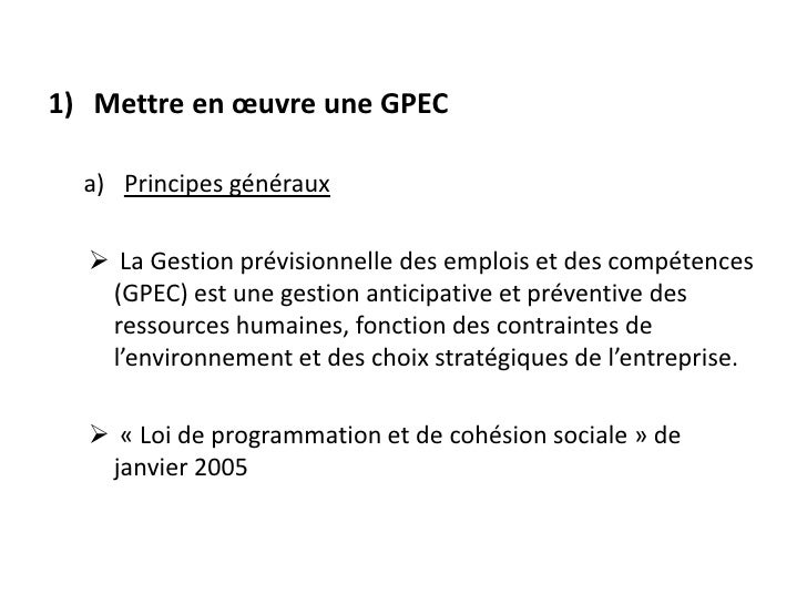 Cours La Gestion Previsionnelle Des Ressources Humaines Cours La Gestion Previsionnelle Des Ressources Humaines