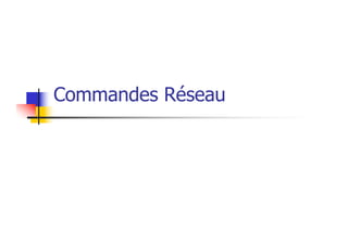 Commandes Réseau
 
