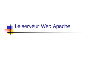 Le serveur Web Apache
 