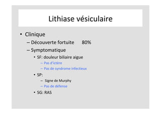 Signe Murphy Cours lithiase biliaire_fmpr2018_benkabbou | PDF