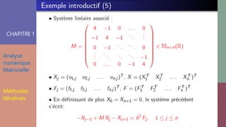 CHAPITRE 1
Analyse
numérique
Matricielle
Méthodes
itératives
 