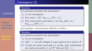 CHAPITRE 1
Analyse
numérique
Matricielle
Méthodes
itératives
 