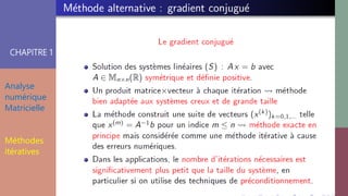 CHAPITRE 1
Analyse
numérique
Matricielle
Méthodes
itératives
 