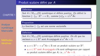 CHAPITRE 1
Analyse
numérique
Matricielle
Méthodes
itératives
 
