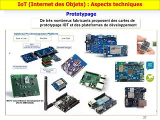 37
IoT (Internet des Objets) : Aspects techniques
Prototypage
 