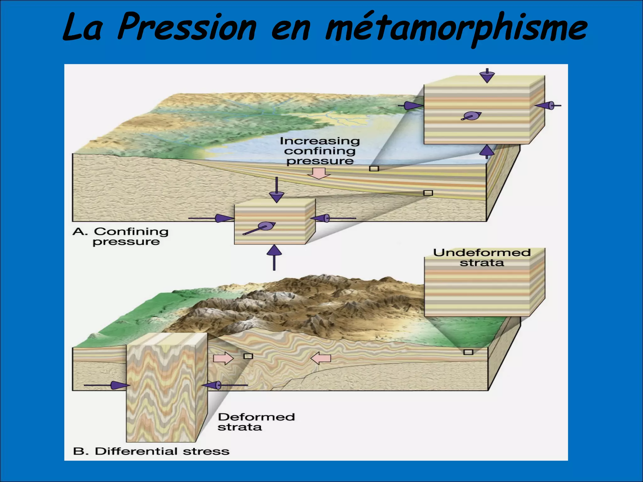 La Pression en métamorphisme
 