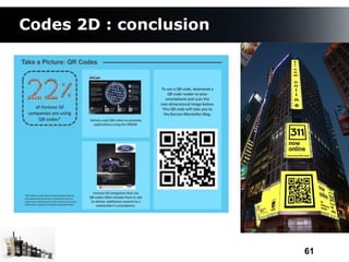 Codes 2D : conclusion




                        61
 