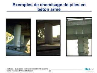 Chemisage de colonne : Recouvrement d’armature insuffisant