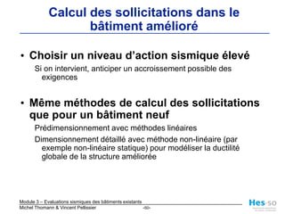  Réponse sismique d’un bâtiment -Analyse dynamique non-linéaire