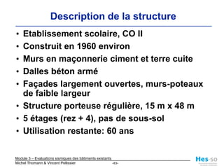 Bâtiment ELD - EPFLTrois modèles du bâtiment ELD seront considérés: Modèle 2 :	modèle grossier du sol.