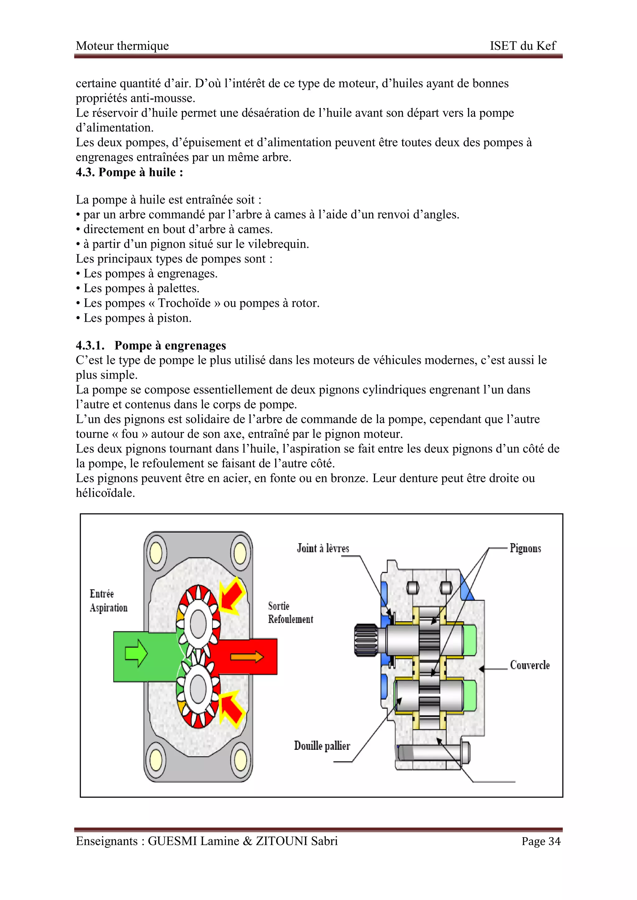 Cours moteur thermique_guesmi_lamine_and | PDF