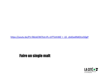 Faire un single malt
12
https://youtu.be/P1-f4bLkClM?list=PL-sVTTeHrMZ_I_Jj5_cb42wKN4OUvSQgP
 
