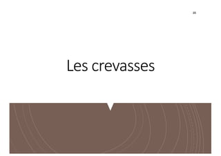 Les crevasses
25
 