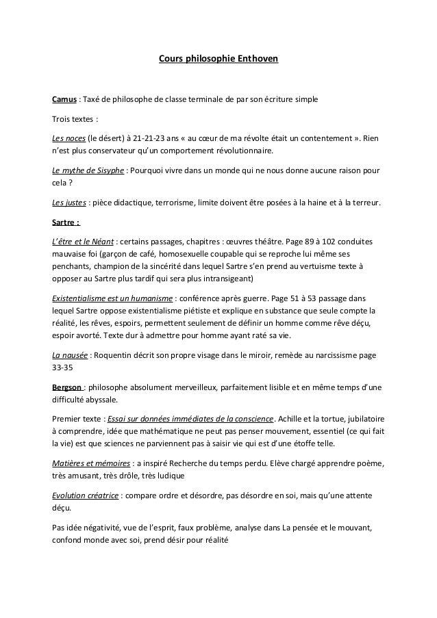 Dissertation philosophique