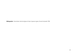 Bibliographie : Transmission dans les lignes et dans l’espace Lignes, Dunod Université 1998
22
 