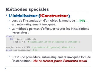 Cours Python programmation orienté objet I.ppt