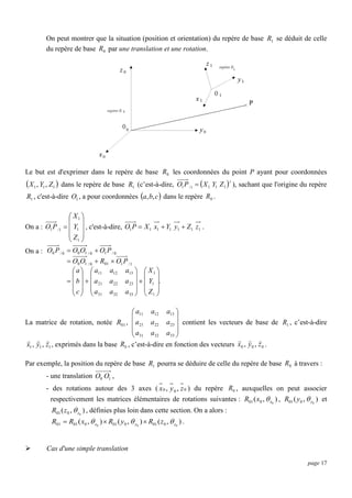 Cours robotique | PDF