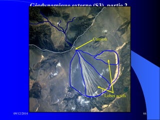 Géodynamique externe (S3), partie 2
09/12/2014 66
Lobes actifs
Canyon
 