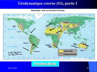 Géodynamique externe (S3), partie 2
09/12/2014 82
Prevailing Winds
 