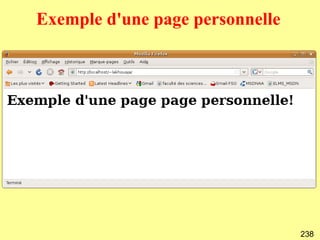 Exemple d'une page personnelle




                                 238
 