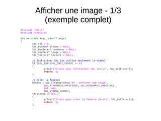 Afficher une image - 1/3
(exemple complet)
 