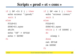 2AGE

 
 
 
 
 
 Ecole Nationale d’Ingénieurs de Tunis 
 43
Scripts « prod » et « cons »
 