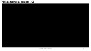 Position latérale de sécurité - PLS
BTS ESA : Santé et sécurité 31
 