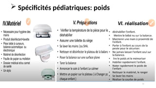 77
 Spécificités pédiatriques: poids
 