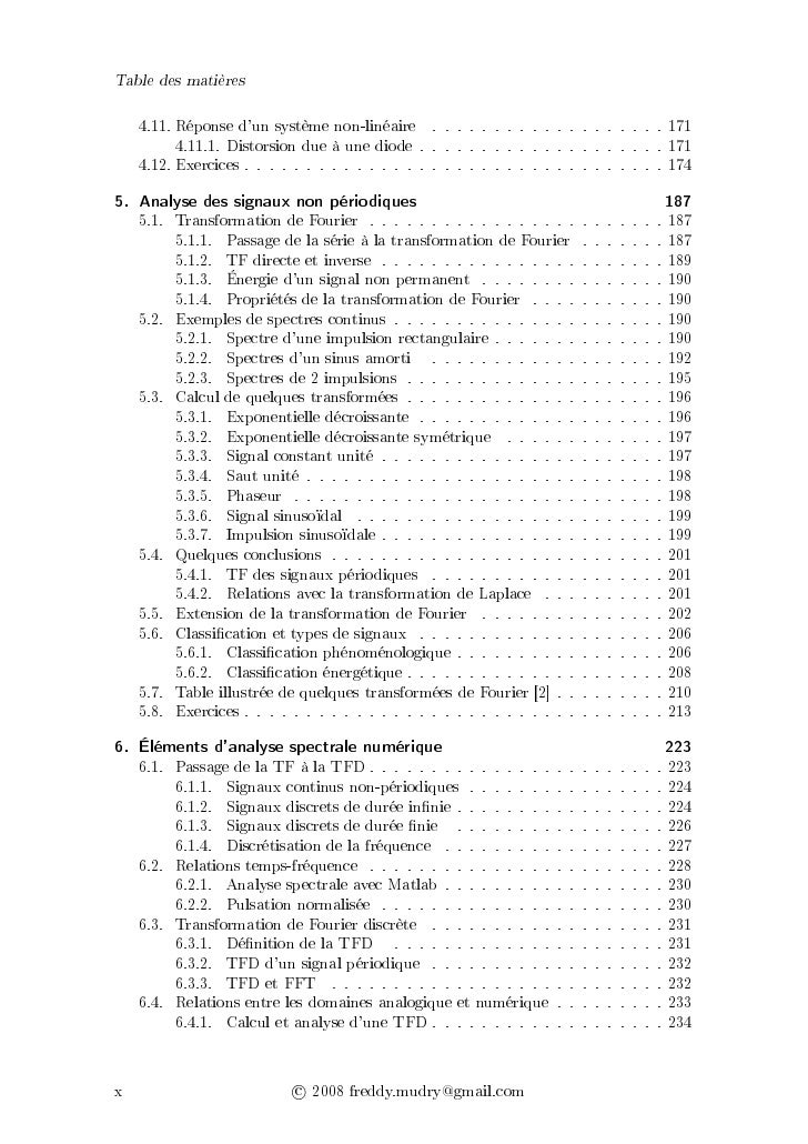 Avoir Images Cours Signaux Et Systemes actualisé