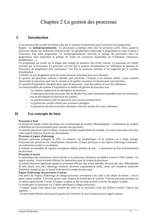 Processus Exceptions cours_Sy