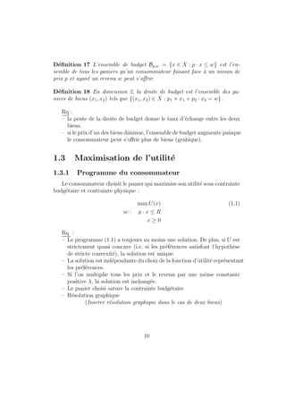 nie par : 
x  y () x % y mais non y % x 
La relation d'indierence  est de 