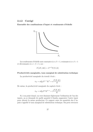 Rq : la fonction d'utilite representant la relation de preference % n'est 
pas unique. Elle est de 