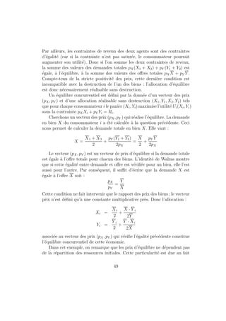 rme dispose de n biens pouvant ^etre utilises comme des 
inputs (facteurs de production) et/ou outputs (facteurs produits). L'output 
net d'un bien est donne par la quantite de ce bien produit moins la quantite 
consommee. 
De 