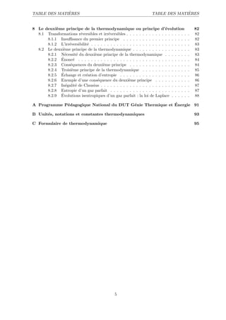 Cours thermo | PDF
