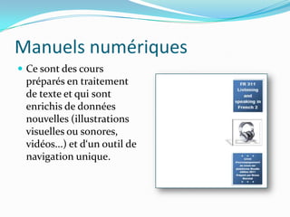  les outils de travail personnel