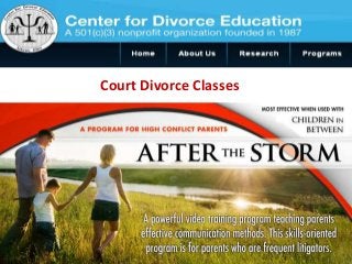 Court Divorce Classes 
 