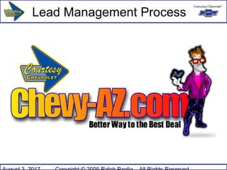 Lead Management Process
 