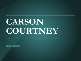 CARSON
COURTNEY
Visual Resume
 