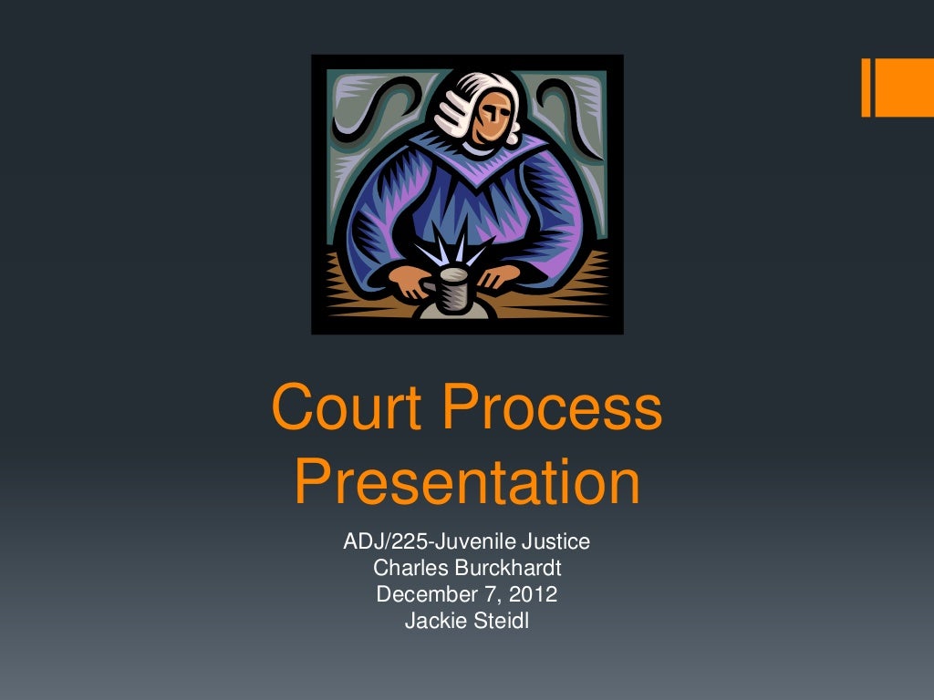 what does presentation mean in court