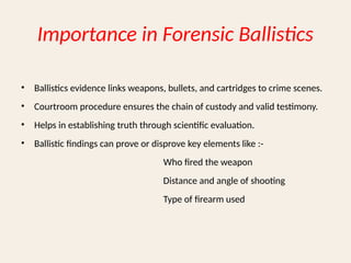 Courtroom_Procedure_Forensic_Ballistics_PPT 1.pptx