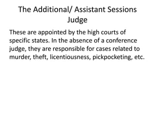 hierarchy of criminal Courts in india | PPTX
