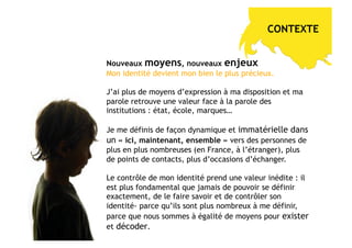 Courtscircuits Luxe Identite Partie 1