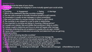 COURTSHIP AND DATING lesson grade 8 health | PPTX