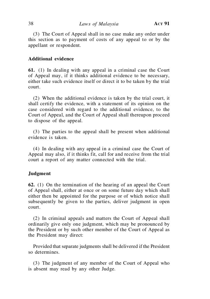 court of appeal rules