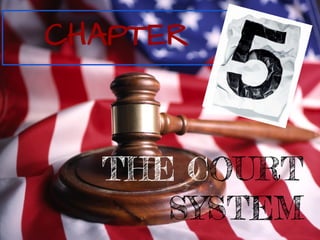 CHAPTER



  THE COURT
     SYSTEM
 