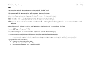 - force des acides et des bases (Ka et Kb) 